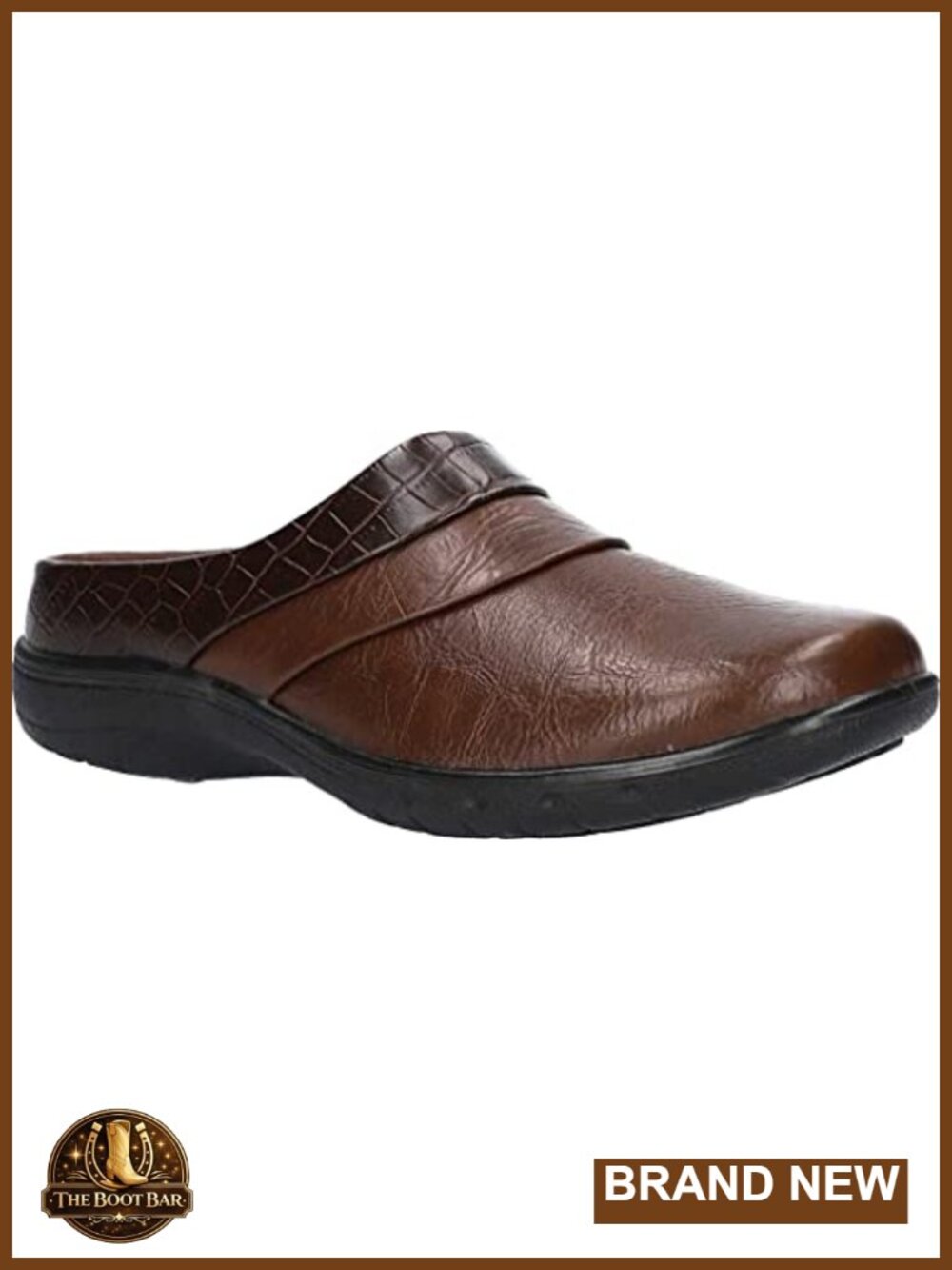 Womens Mule 1.5" Heel Slip On Comfort Wave Ultra Light Insole